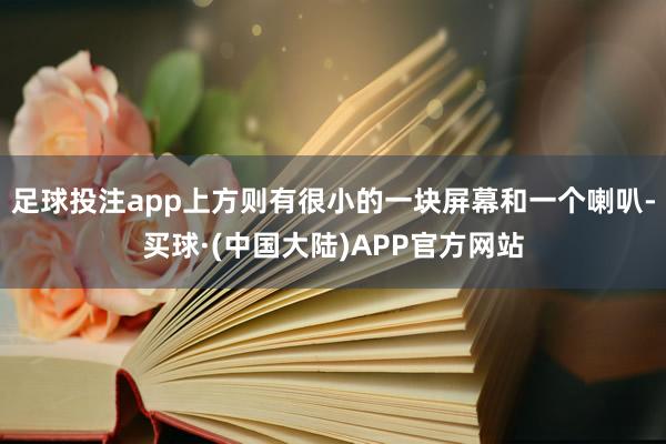 足球投注app上方则有很小的一块屏幕和一个喇叭-买球·(中国大陆)APP官方网站