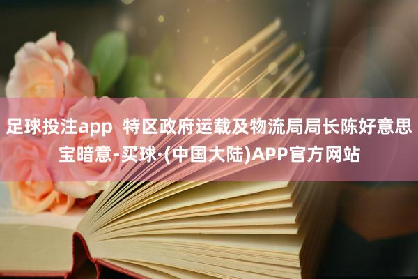 足球投注app  特区政府运载及物流局局长陈好意思宝暗意-买球·(中国大陆)APP官方网站
